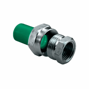Муфта комбинированная разъемная ПП D25-3/4″ВР Green AntiFire купить